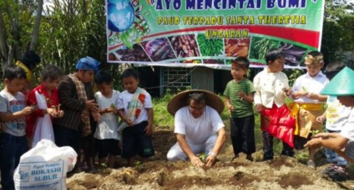 Cara Paroki Ungaran-Semarang Menabur Spirit Cinta Lingkungan Pada Anak-anak