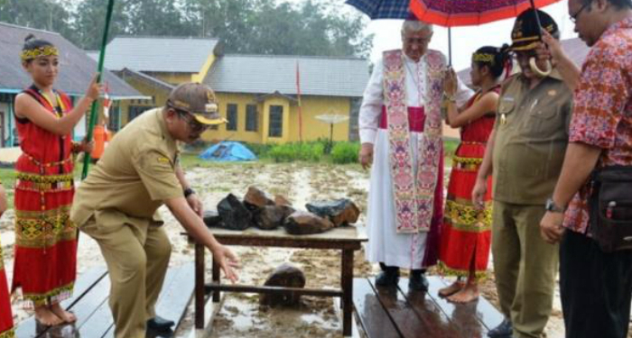 Gereja Balai Sapuak Sudah Resmi Dibangun