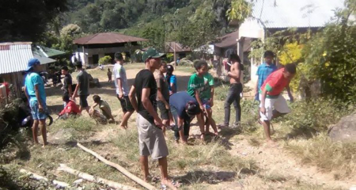 Wujudkan Laudato Si, Orang Muda Stasi Golo Adakan Bakti Sosial