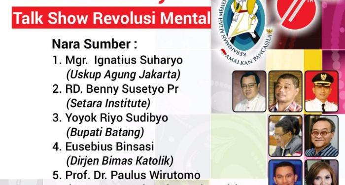 Paroki St Paskalis Akan Gelar Diskusi Tentang Revolusi Mental