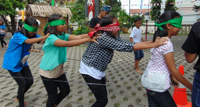 Peringati HUT RI, OMK Paroki Wedi Gelar Aneka Lomba