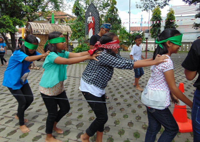 Peringati HUT RI, OMK Paroki Wedi Gelar Aneka Lomba