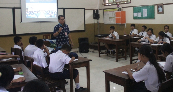 Bekali Pengurus OSIS, SMP Pangudi Luhur Wedi Adakan Latihan Kepemimpinan