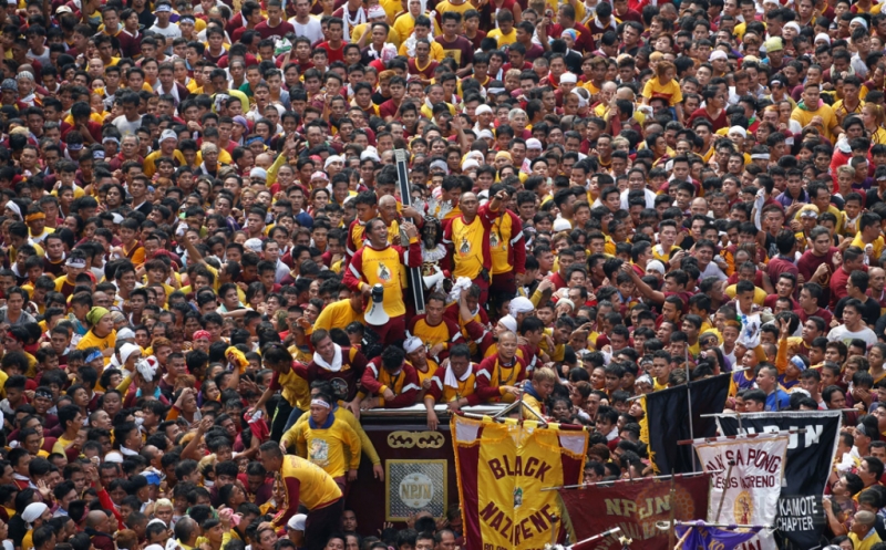 Setiap Tanggal 9 Januari, Ribuan Umat Katolik di Filipina Ikuti Festival Black Nazarene