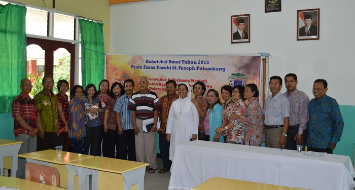Gubernur Sumatera Selatan Turut Hadir dalam Perayaan Pesta Emas Paroki Santo Yoseph Palembang