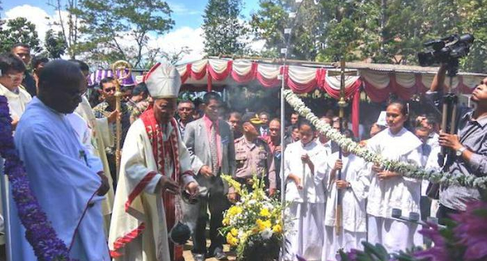 Gedung Gereja Baru di Parapat, Sumatera Utara Mulai Dibangun