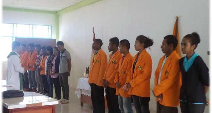 KMK USTJ Serukan Wajib Selamatkan Bumi Papua