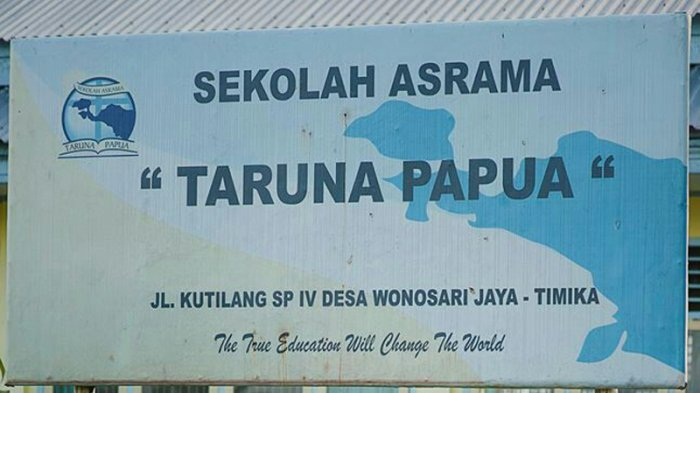 Sekolah Asrama untuk Anak-anak Suku Amungme dan Kamoro, Papua