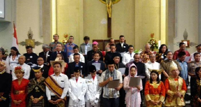 Paroki St Yakobus Kelapa Gading Gelar Doa Bersama Untuk Keutuhan Bangsa