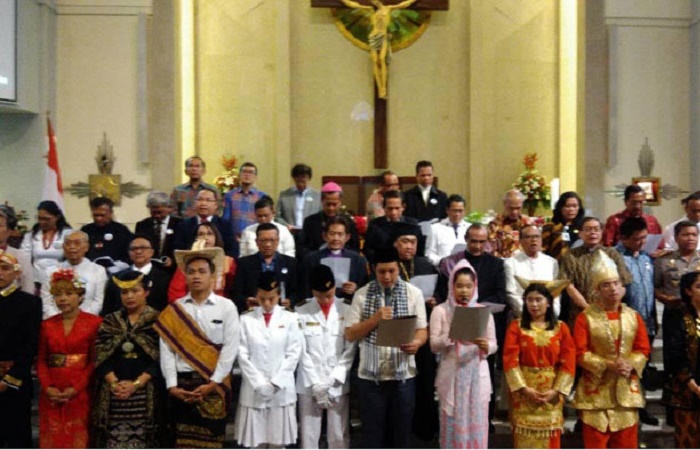 Paroki St Yakobus Kelapa Gading Gelar Doa Bersama Untuk Keutuhan Bangsa