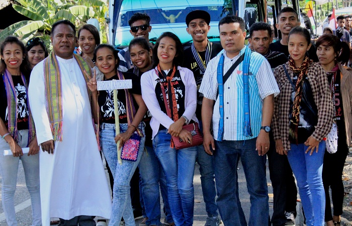 Ziarah OMK Dekenat Belu Utara ke Paroki St. Maria Stella Maris Atapupu