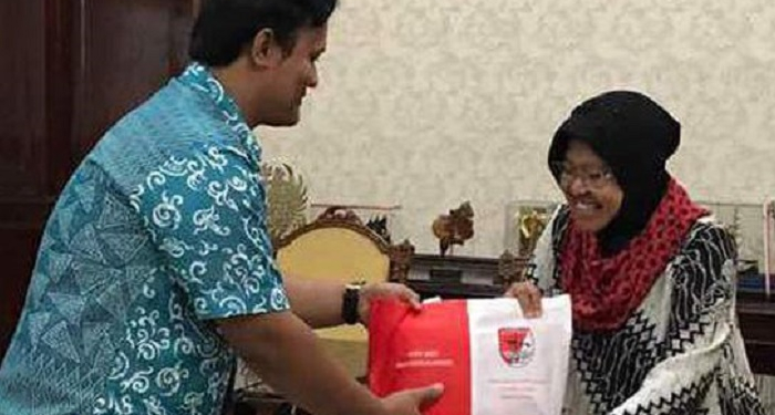 Rombongan Siswa SMAK van Lith Kunjungi Surabaya, Dapat Pesan Ini dari Bu Risma