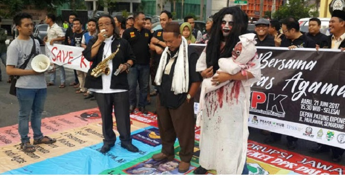 Para Tokoh Agama Gelar Aksi Penolakan Hak Angket Terhadap KPK