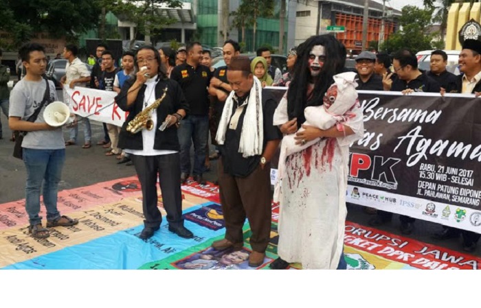 Para Tokoh Agama Gelar Aksi Penolakan Hak Angket Terhadap KPK