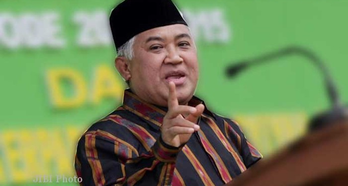 Din Syamsuddin Sejajarkan Ide Khilafah dengan Eksistensi Vatikan