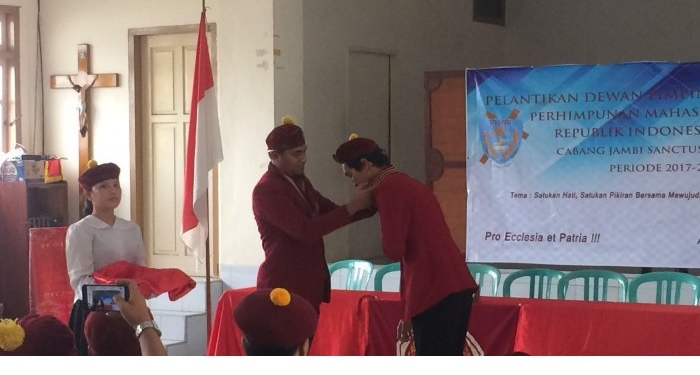 Pengurus PMKRI Cabang Jambi Periode 2017-2018 Dilantik