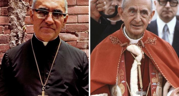 Oscar Romero dan Paus Paulus VI Jadi Santo