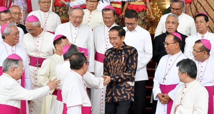 Para Uskup Bertemu dengan Presiden Jokowi di Istana Bogor