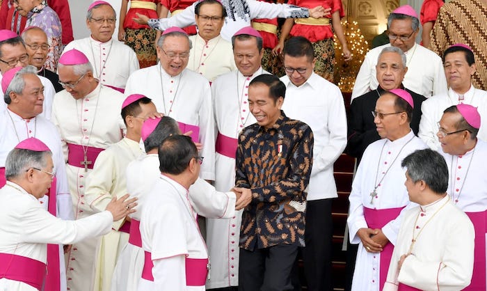 Para Uskup Bertemu dengan Presiden Jokowi di Istana Bogor