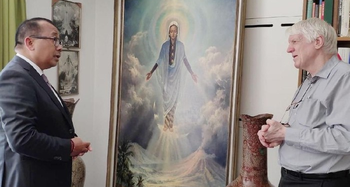 Lukisan Bunda Maria Gaya Jawa di Biara Jesuit di Belanda