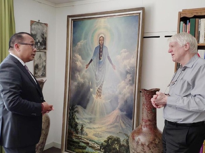 Lukisan Bunda Maria Gaya Jawa di Biara Jesuit di Belanda