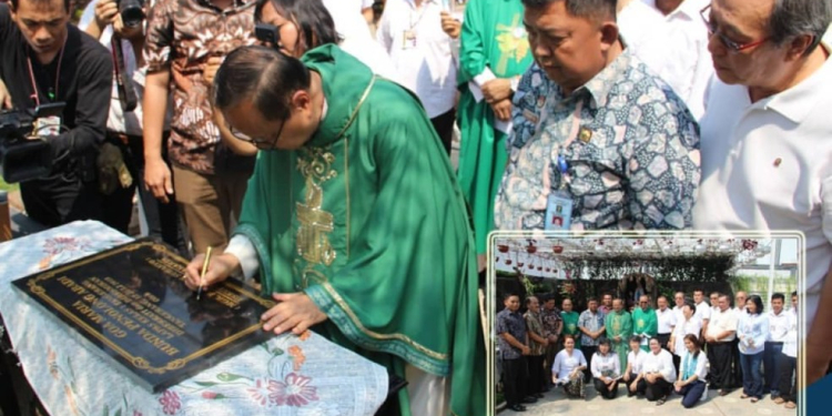 Uskup Suharyo Resmikan Gua Maria di Lapas Kelas 1 Tangerang