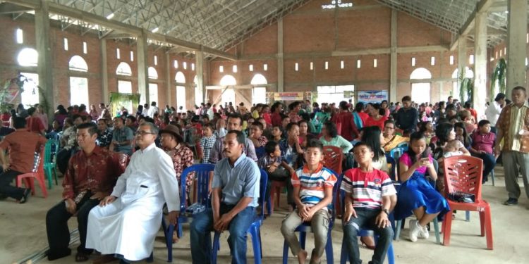 Ribuan Umat Katolik di Rohul, Riau Hadiri Perayaan Hari Pangan Sedunia