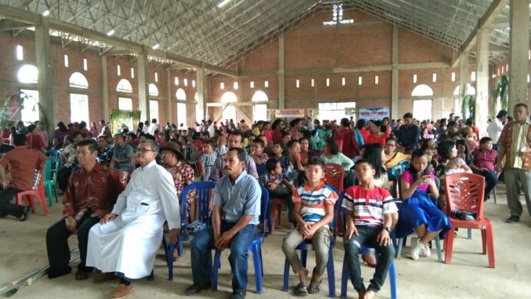 Ribuan Umat Katolik di Rohul, Riau Hadiri Perayaan Hari Pangan Sedunia