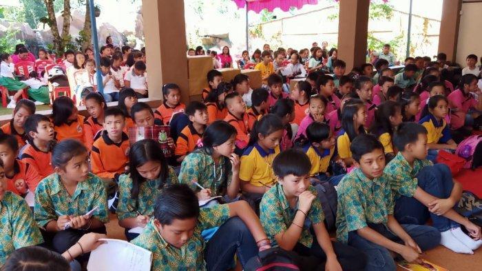 Siswa SD Katolik di Tomohon, Sulawesi Utara Ikut Rekoleksi