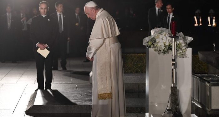 Paus Fransiskus di Jepang: Perang Nuklir Tidak Bermoral