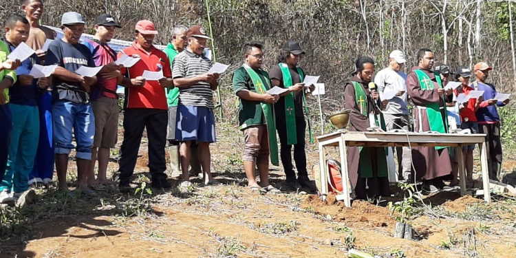 Syukuri HUT ke-80, Paroki di Flores Gelar Ibadat dan Konservasi di Hutan Lindung