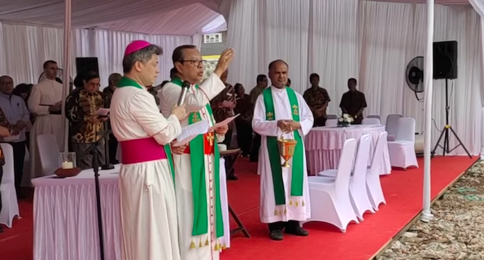 Pembangunan Gedung Baru 12 Lantai Milik KWI Telah Dimulai