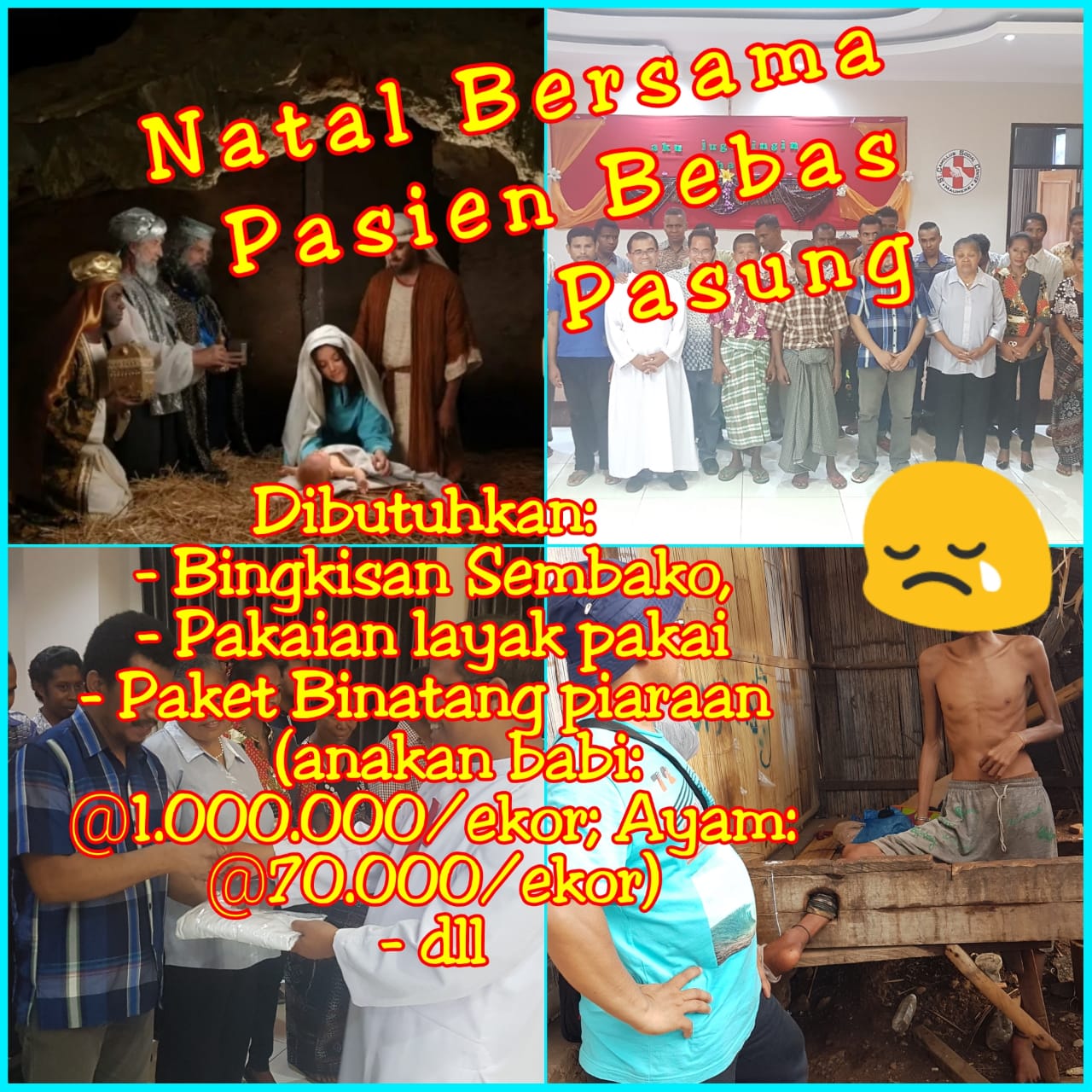 ‘Hidup Baru’, Pesan Acara Natal Bersama Seminari Tinggi di Flores dengan ODGJ Bebas Pasung