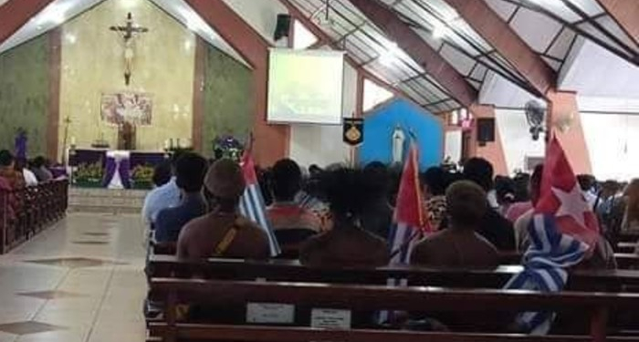 Pemuda Katolik Papua: Tidak Etis Menangkap Pembawa Bendera Bintang Kejora di Gereja