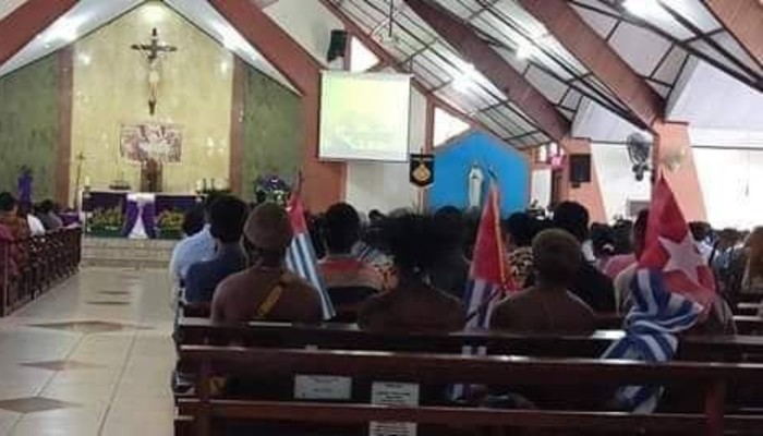 Pemuda Katolik Papua: Tidak Etis Menangkap Pembawa Bendera Bintang Kejora di Gereja