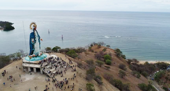 Patung Bunda Maria Tertinggi di NTT Selesai Dibangun