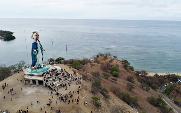 Patung Bunda Maria Tertinggi di NTT Selesai Dibangun