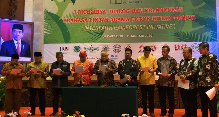 Organisasi Agama dan Masyarakat Adat Deklarasi Selamatkan Hutan Tropis Indonesia