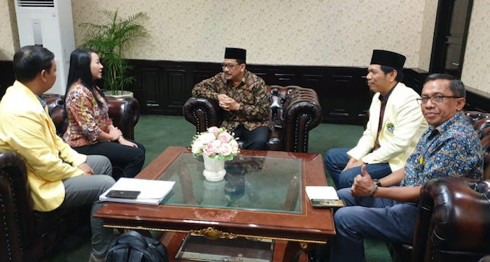 Temui Wakil Menteri Agama, Pemuda Katolik Bahasa Masalah Gereja di Karimun