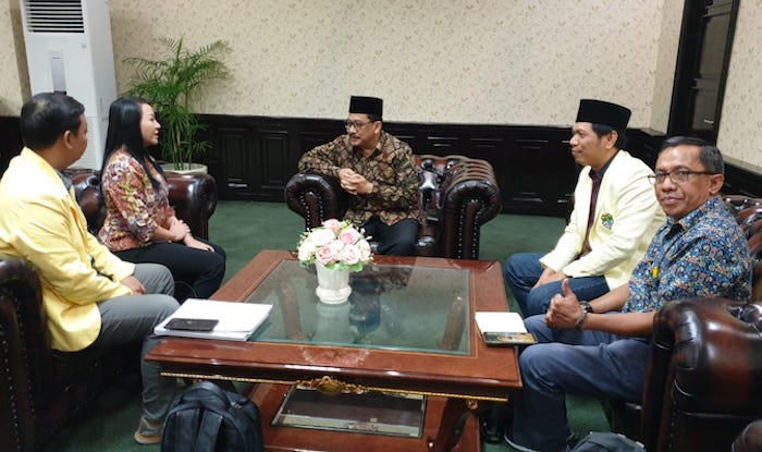 Temui  Wakil Menteri Agama, Pemuda Katolik Bahasa Masalah Gereja di Karimun