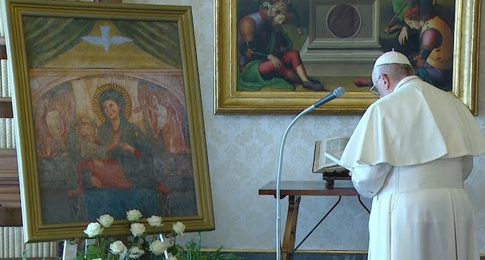 Pandemi Corona, Paus Fransiskus Mohon Pertolongan Bunda Maria