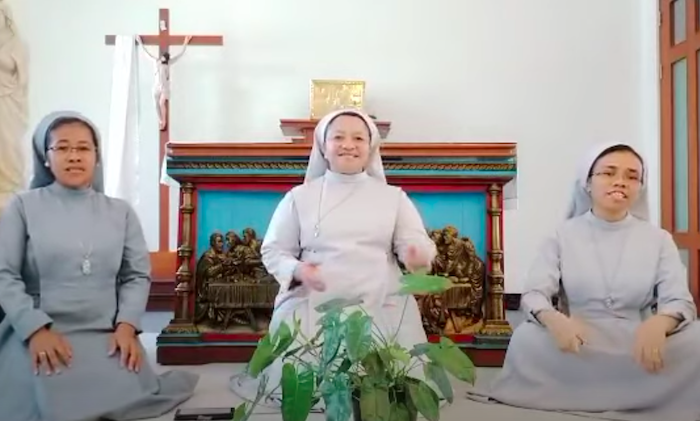 Video Suster-suster Nyanyi Selamat Idul Fitri Jadi Viral, Diapresiasi Warganet