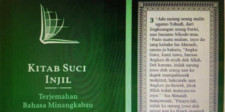 Aplikasi Injil Bahasa Minang: Mengapa Jadi Polemik?