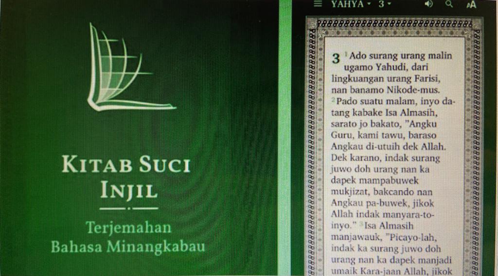 Aplikasi Injil Bahasa Minang: Mengapa Jadi Polemik?