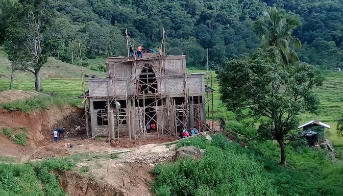 Rindu Punya Rumah Ibadah, Umat Stasi Ini Gotong Royong Bangun Kapel