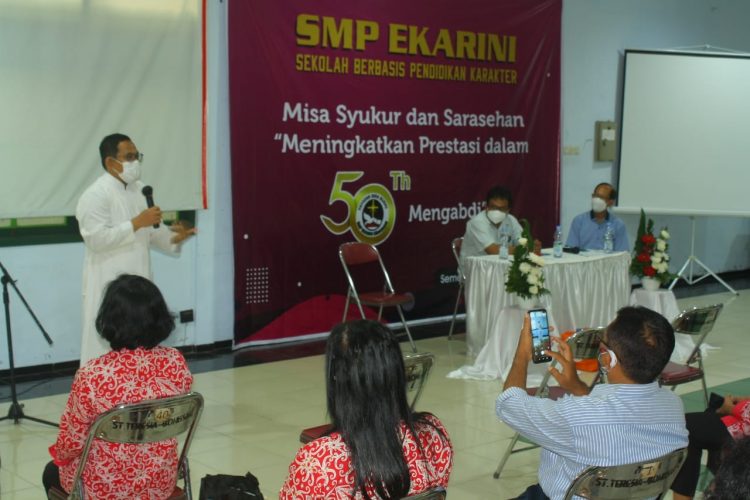 SMP Ekarini, yang Dikelola Para Suster PI Injak Usia 50 Tahun