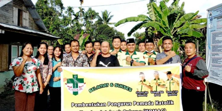 Pemuda Katolik Nias Utara Bentuk Pengurus Komisariat Anak Cabang Tugala Oyo