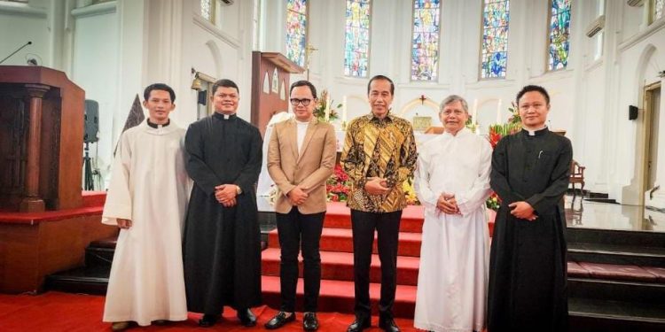 Presiden Jokowi Hadiri Perayaan Natal di Gereja Katolik Katedral Bogor, Ajak Perkuat Persaudaraan