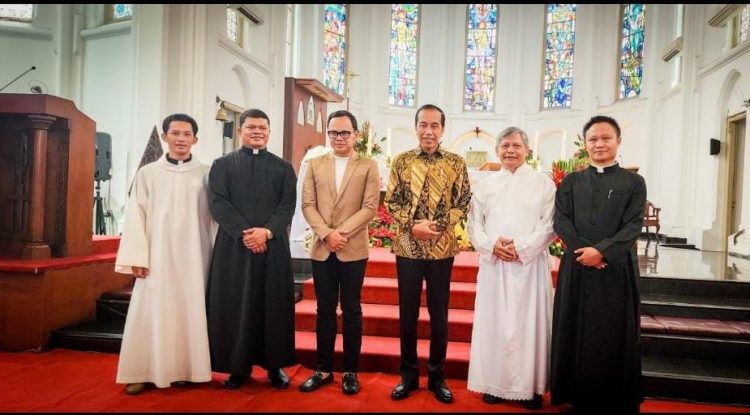 Presiden Jokowi Hadiri Perayaan Natal di Gereja Katolik Katedral Bogor, Ajak Perkuat Persaudaraan