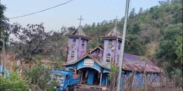 Gereja Katolik dan Gereja Baptis Jadi Sasaran Serangan Udara Militer Myanmar di Negara Bagian Chin